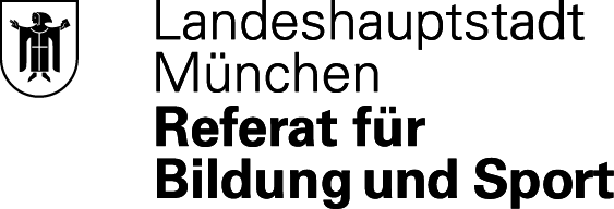 Logo Landeshauptstadt München, Referat für Bildung und Sport